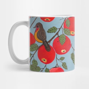 APPLE Tree Bird Artwork Mug